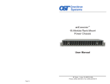 Omnitron Systems Technology miConverter 18-Module Chassis Owner's manual