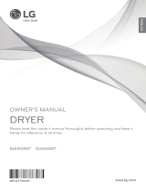 LG DLEX5000V Owner's manual