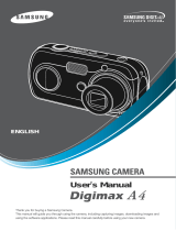 Samsung Digimax A4 User manual