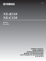 Yamaha NS-C310BH User manual