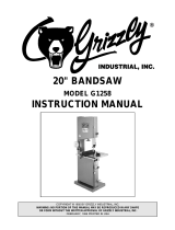 Grizzly G1258 Owner's manual