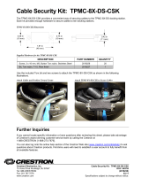 Crestron TPMC-8X-DS-CSK User guide