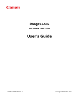 Canon imageCLASS MF244dw User guide