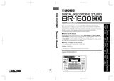 Boss BR-1600CD Owner's manual