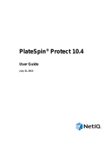 Novell PlateSpin Protect 10.2 User guide