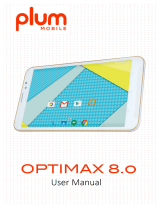PLum Mobile Optimax 8 User manual
