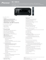 Pioneer Pioneer SC-1523-K 9.2-Channel Network A/V Receiver User manual