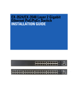 Extreme Networks EX3524/EX3548 Installation guide
