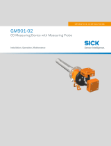 SICK GM901, Measuring probe version Operating instructions