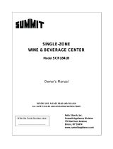 Summit SCR1841B User manual