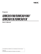 NEC NP-UM361Xi-TM Owner's manual