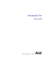 Avid Xpress Pro 4.5 User guide