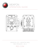 Red Digital Cinema Weapon 6.2 User guide