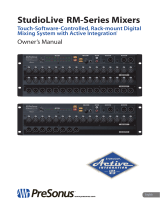 PRESONUS StudioLive RM16AI Owner's manual