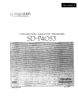 Pioneer SD-P4053 Owner's manual