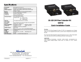 MuxLab3G-SDI SM Fiber Extender Kit