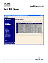 Remote Automation Solutions Web BSI Owner's manual
