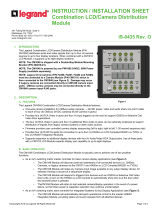 Legrand Combo Camera & LCD Module - CM1048 Operating instructions