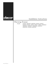 Dacor MWDV27S Installation guide