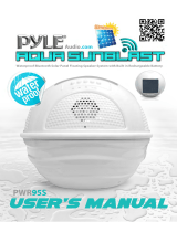 Pyle aqua sunblast PWR95S User manual