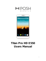 Posh E E550 User guide
