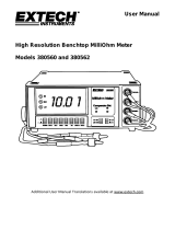Extech Instruments 380562 User manual