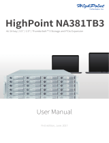 Highpoint NA381TB3 Quick Installation Guide