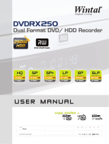 Wintal DVDR-X160 User manual