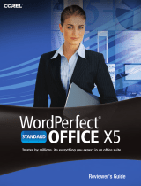 Corel WordPerfect Office X5 User guide