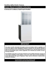 Broan Air Conditioner / Heat Pump Air Handler Installation guide