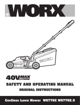 Worx WG776E User manual