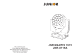 PR Lighting JNR MANTIS 1915 User manual