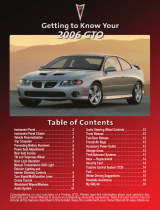 Pontiac GTO 2006 User manual