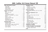 Cadillac 2005 XLR Owner's manual