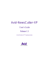 Avid NewsCutter XP 1.5 Windows NT User guide