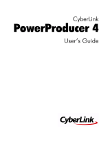 CyberLink PowerProducer 4 Owner's manual