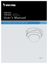 Vivotek FD8169A User manual