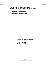 ATEN KH88 User manual