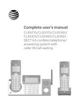 AT&T CL83365 User manual