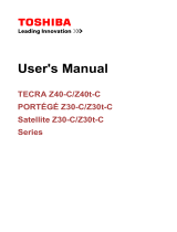 Toshiba Z30-C (PT263C-0RK05J) User guide