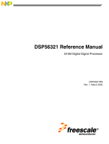 NXP DSP56321T Reference guide
