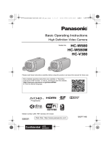 Panasonic HC-W Series User HC-W580 Owner's manual