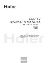 Haier L26A8A User manual