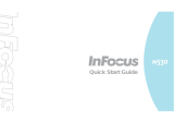 Infocus M530 Quick start guide