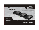 Lanzar Mini Max MNX3000D Owner's manual