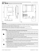 Videx Security 3678 Owner's manual