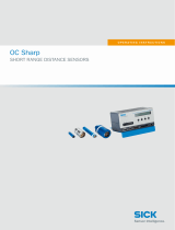 SICK OC Sharp Short Range Distance Sensors Operating instructions