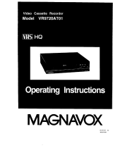 Magnavox VR9720AT01 Owner's manual