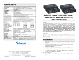MuxLabHDMI/RS232 RX, PoE, HDBT, UHD-4K
