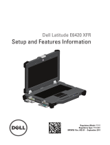 Dell Latitude E6420 XFR Quick start guide